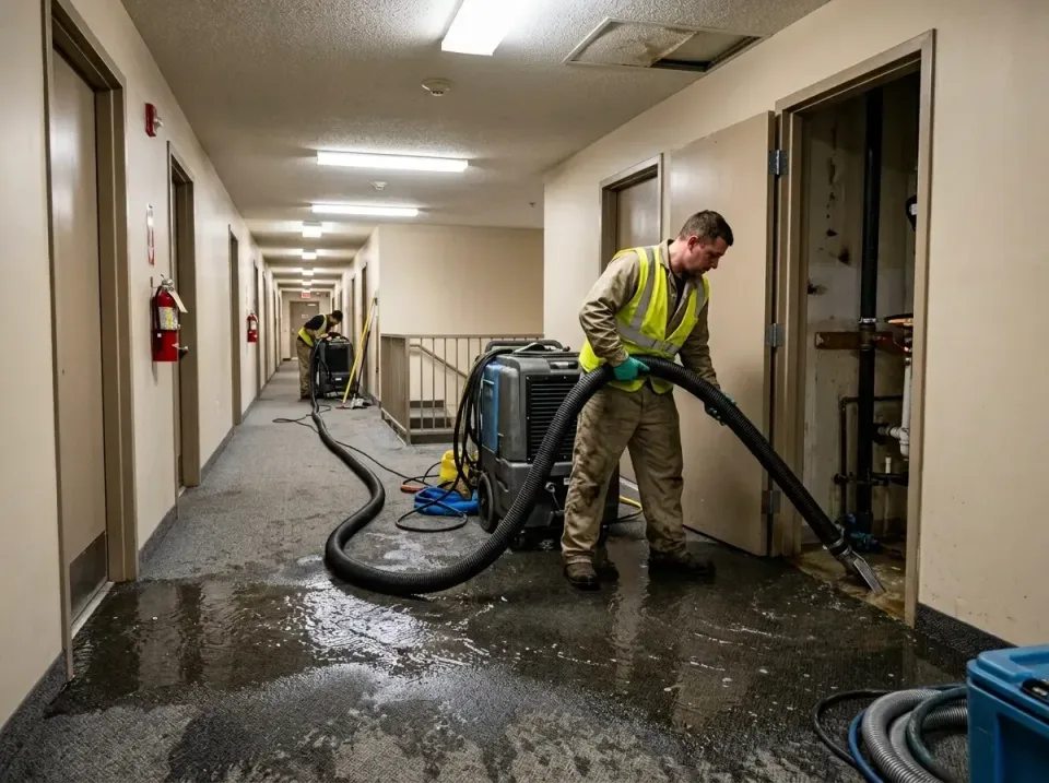 multi-unit-apartment-hallway-f-005 — frequently asked questions, Emergency Burst Pipe Water Extraction & Removal in Maple La…